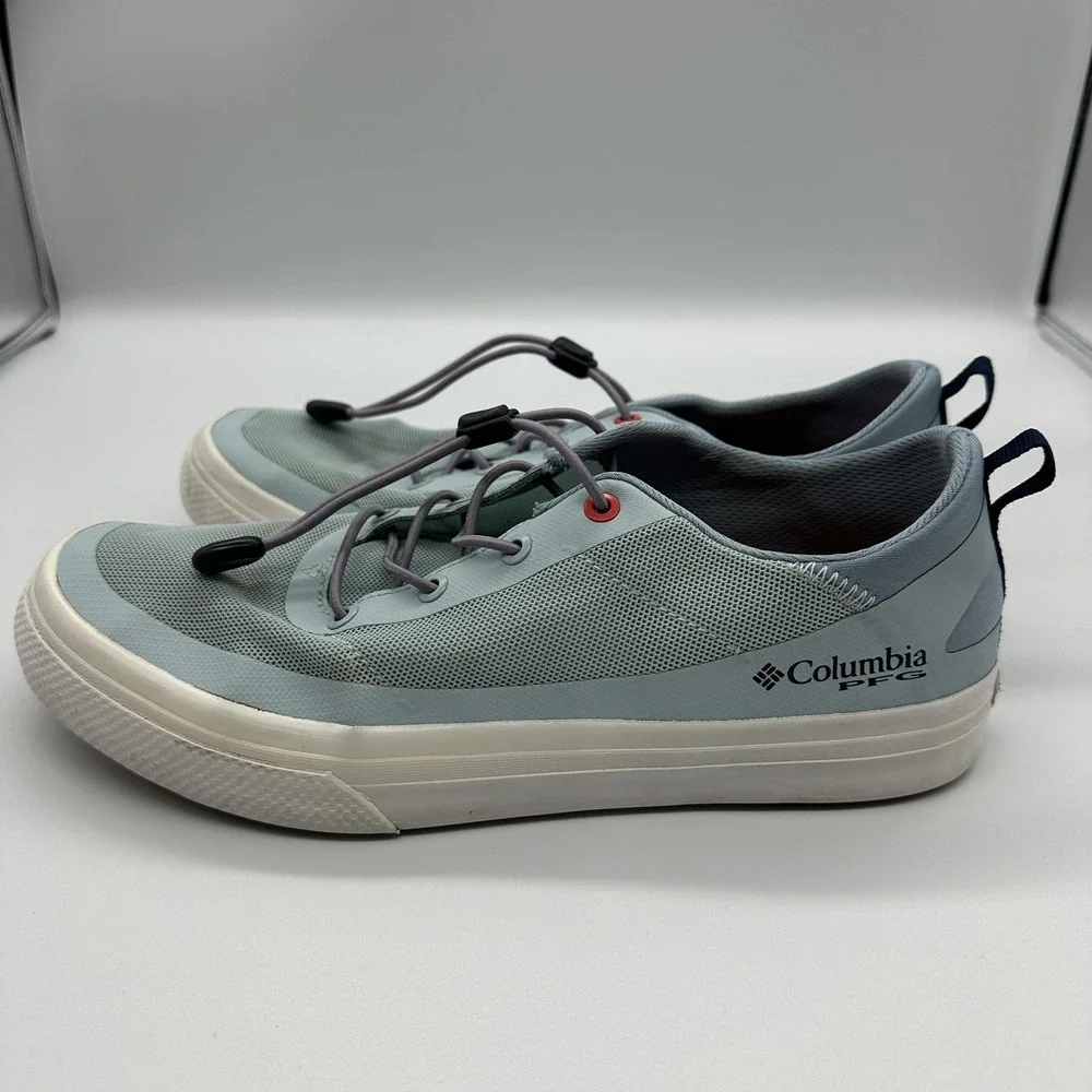 Columbia PFG Shoes Womens Size 9W Blue Mesh Water Boat Deck Sneakers BK1617-468‎